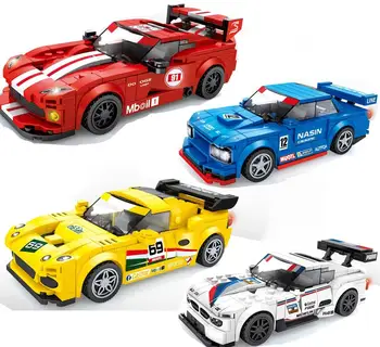 

City Technic Creator MOC Sports Car Model Building Blocks Famous Racing Vehicle Creative Bricks Educational Toys For Kids Gifts