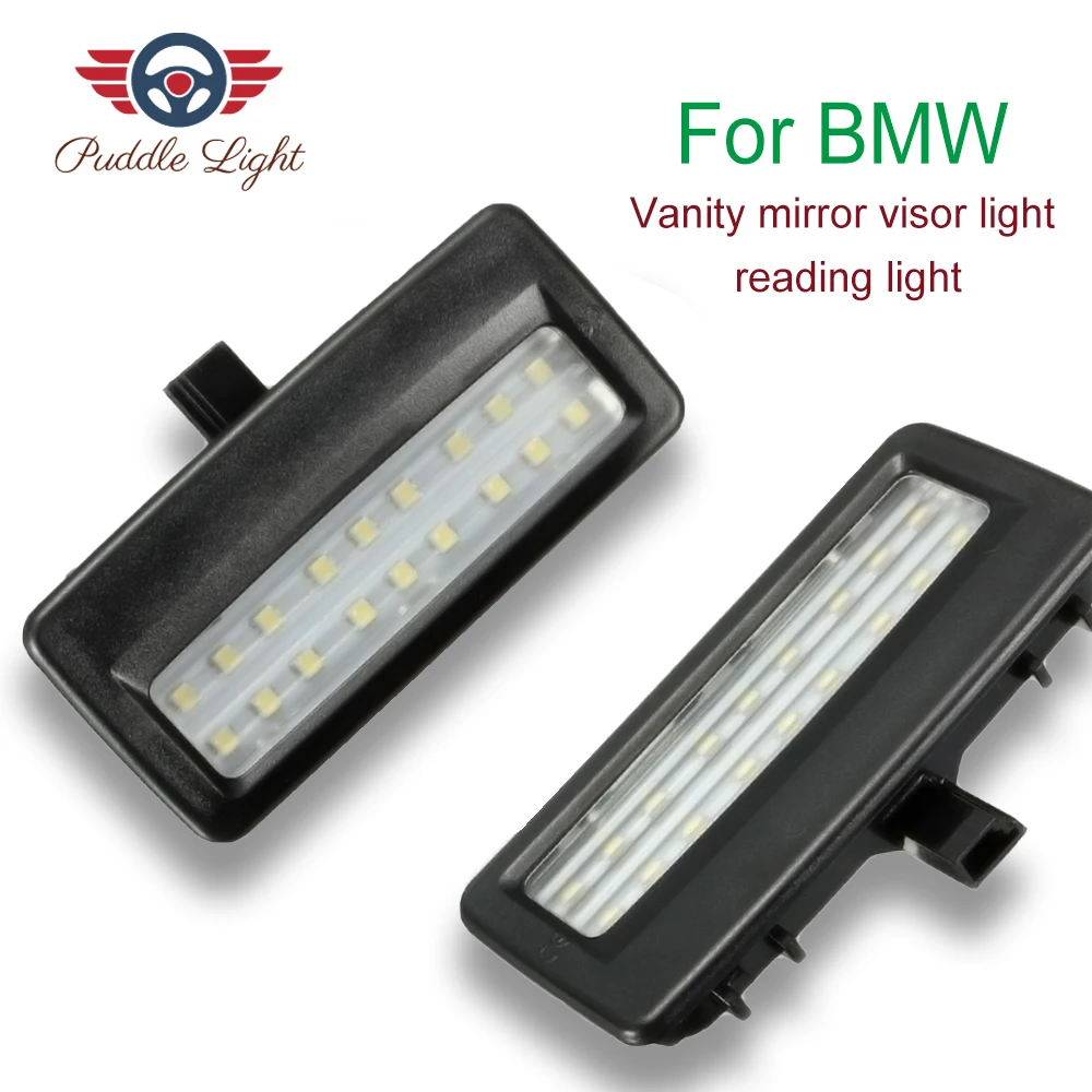 

2Pcs Car 12V Mirror Visor LED Lamp Reading Light Interior Light for BMW F10 F11 F07 F01 F02 F03 F04 Car-styling auto parts