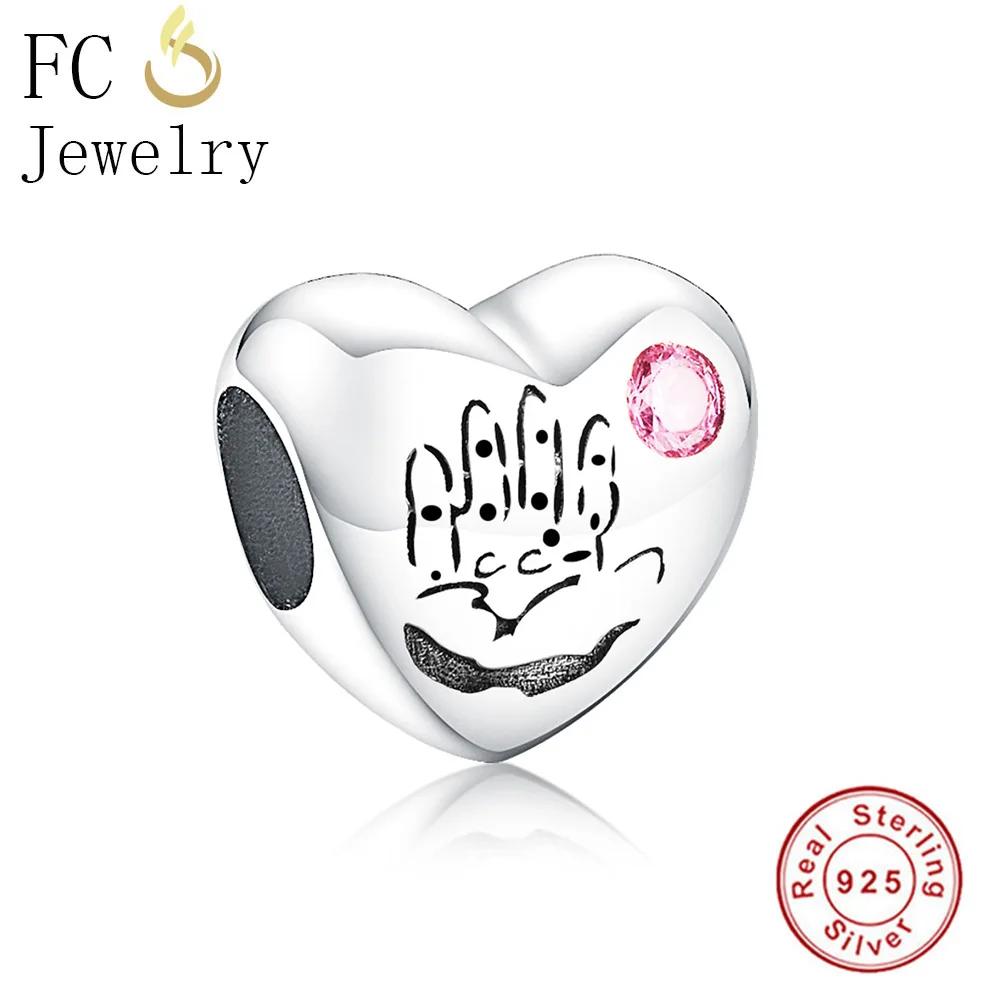FC ювелирные изделия подходит для оригинального бренда Шарм-браслет серебро 925