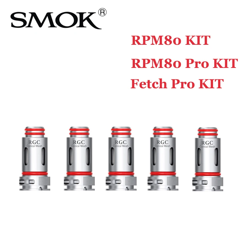 Оригинальный SMOK RGC RBA &amp коническая сетка 0.17Ω DC 0.6Ω MTL катушка для RPM80 Pro KIT