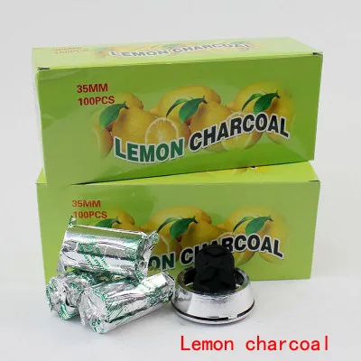 

Little Ash Charco Flare Lemon Charcoal For The Kaloud Lotus High Heat Fast Burning For Hookah Shisha Accessories Tobacco Smokin