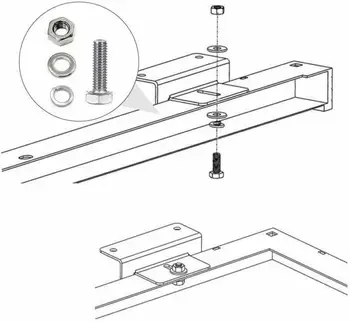 

17PCS Aluminum Alloy Solar Panel Mounting Z Brackets With Nuts And Bolts RV Boat Roof Wall Solar Modules Silver