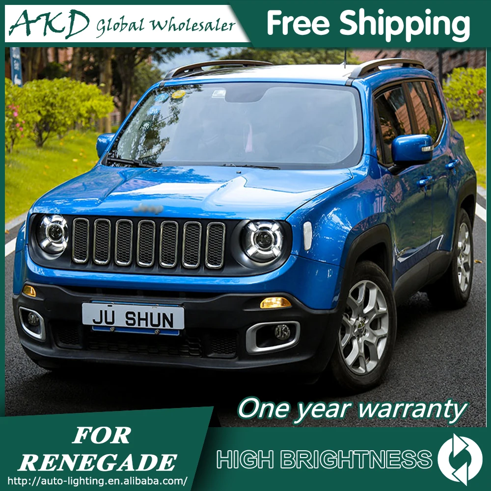 Головной светильник s для автомобиля JEEP Renegade- DRL Дневной ходовой светильник светодиодный Биксеноновая лампа противотуманный светильник s тюнинг автомобильные аксессуары