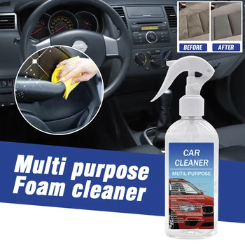 

1pc 100ML Car Multi-Functional Foam Cleaner All - Purpose Water Cleaner Auto Interior Cleaning Agent Home Anti-damage Coating
