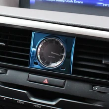 Средний контрольный автомобиль, каменные часы, рамка для стола, накладка, наклейка из нержавеющей стали, стильные аксессуары для интерьера для Lexus RX200t 450h