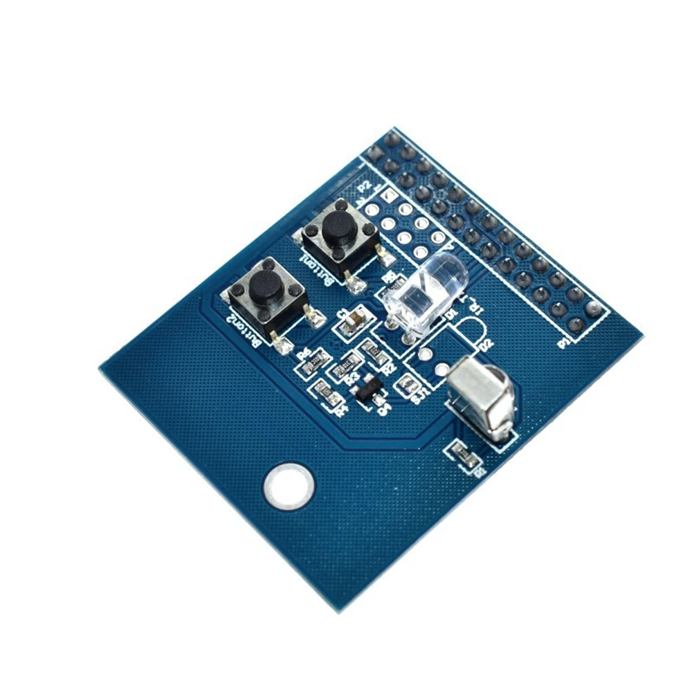

38KHz IR Infrared Control Expansion Board Transceiver Receiver Transmitter Shield DIY Double IR Emitter For Raspberry Pi