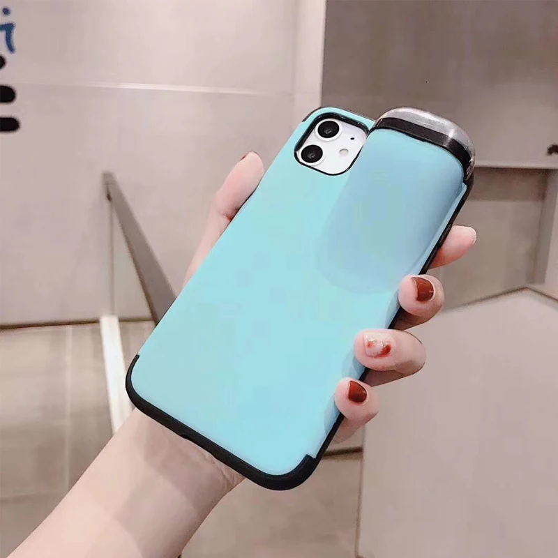 Модный дизайн 2в1 чехол для телефона для iPhone 11 Pro Max XS Max XR 7 8 6 6S Plus жесткий чехол с ушками чехол для телефона для AirPods чехол
