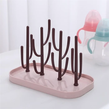 

Simple Drain Rack Drink Glass Bottle Storage Drying Rack Cup Holder Durable Plastic ABS Drain Cup Holders Detachable design Hot