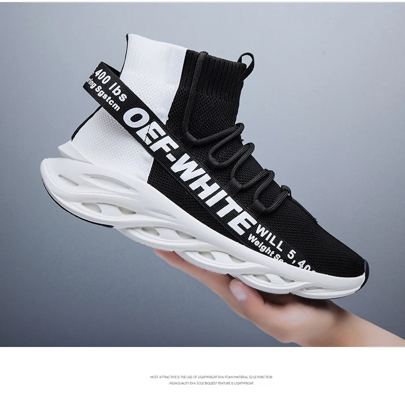 Г. Новинка, Лидер продаж, мужская повседневная обувь от бренда, светильник Flyknit, дышащие мужские кроссовки из сетчатого материала