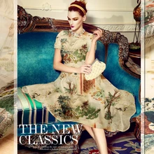 135 см Ширина шелковой органзы метр 14 мм Печатная китайская шелковая ткань микро-перспективная ткань для платья оптом шелковая ткань