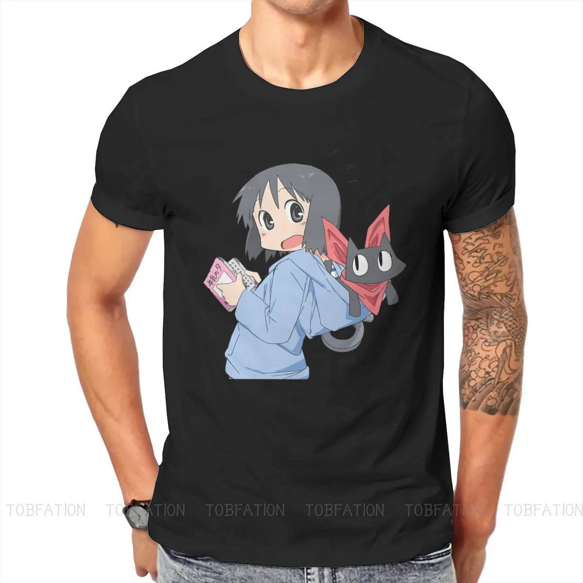 Nichijou Sakamoto Cat Shirt For Anime Lovers | Poster