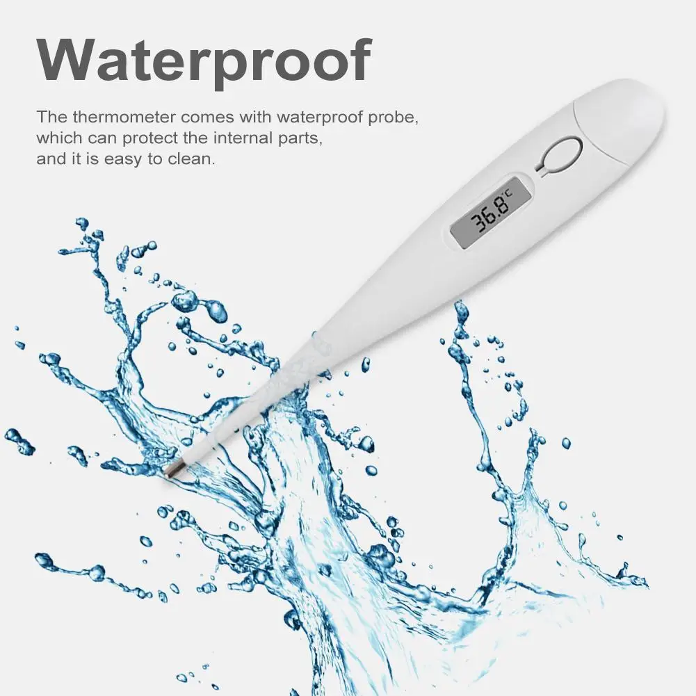 

Baby Electronic Thermometer Digital LCD Underarm Oral Body Fever Alarm Thermometers With Reminder Function Househeld Health Care