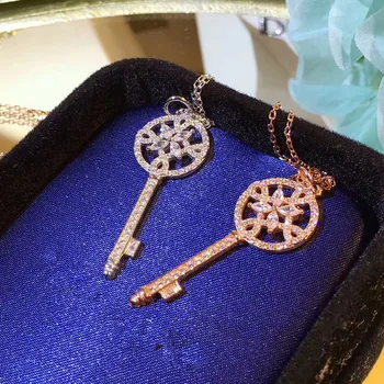 

Tshou07 925 Sterling Silver Jewelry Chinese knot Pendant Necklaces +40cm Chain