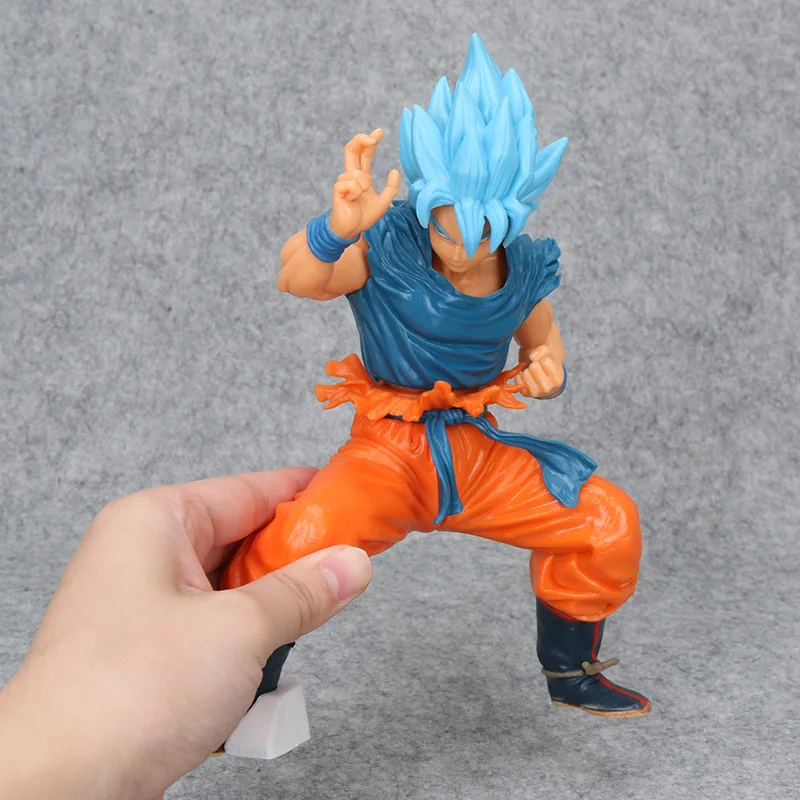 Супер Saiyan 4 God SS синие волосы goku Dragonball Goku Коллекция фигурка ПВХ игрушки модель