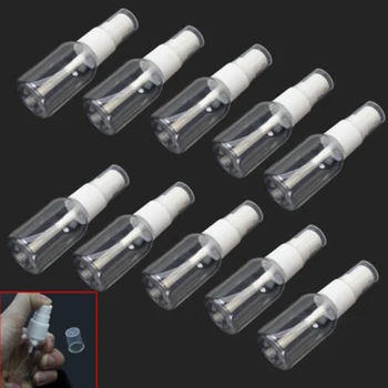 

10pcs 30ml Empty Small Spray Bottle Refillable Bottles Travel Transparent Plastic Perfume Bottle Atomizer Toxic Free and Safe