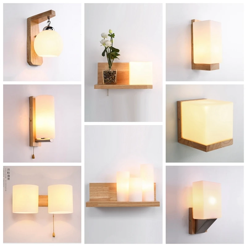 

Japan mirror light led bedside bedroom aisle bedroom lamp luminaria de parede