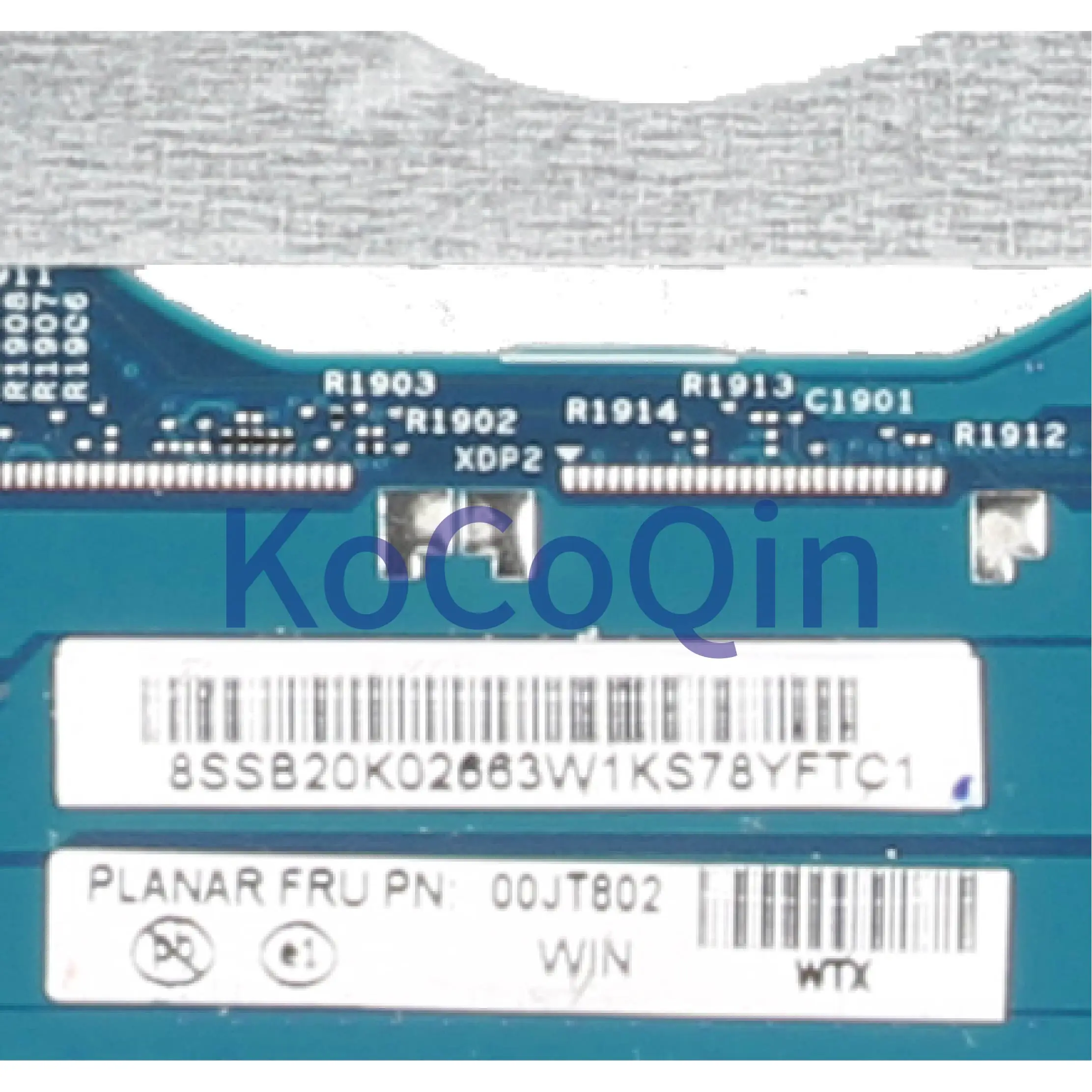 Promo  KoCoQin laptop Motherboard For LENOVO Thinkpad X1 YOGA Core SR2EY I5-6200U 4GB Ram Mainboard 00JT80