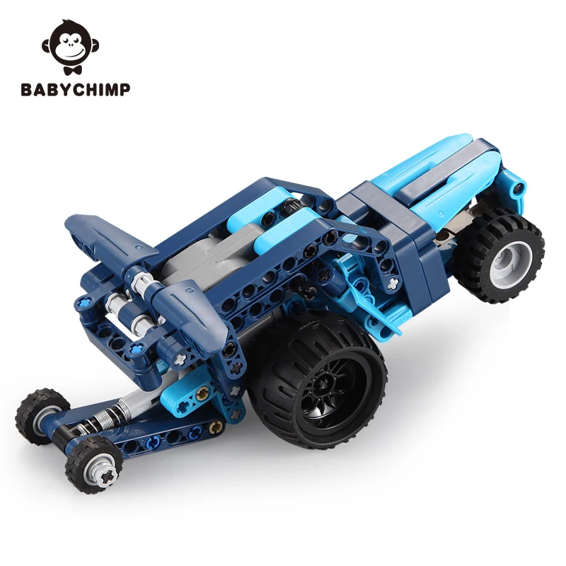 Строительные блоки серии Technic кирпичи синий Phantom Racer 6 в 1 тянущаяся Автомобильная