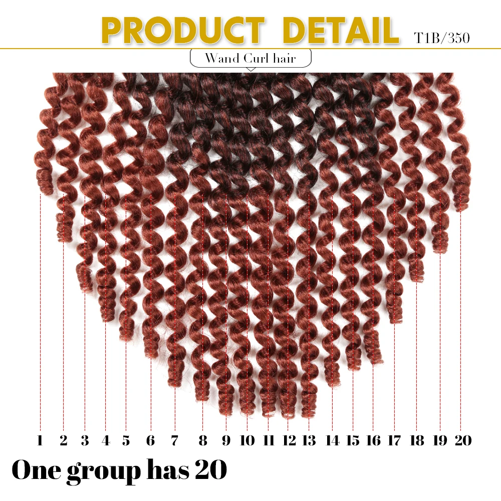 14inch Synthetic Wand Curl Crochet Braiding Curly Braided Hair High-Temperature Fiber Ombre Blonde For Black Women 14inch Synthetic Wand Curl Crochet Braiding Curly Braided Hair High-Temperature Fiber Ombre Blonde For Black Women