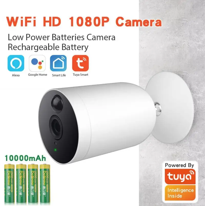

Smart Camera Tuya Smart Low-power Surveillance Camera Tuya Wireless WIFI Battery Camera HD Automation Modules