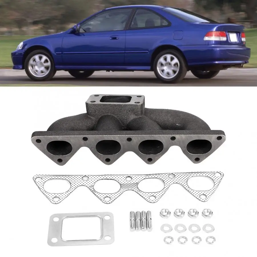 

throttle body Cast Iron Engine Turbo Manifold Fit for Honda CRX B16 / B18 / B20 BMF002 Air Intake Maniford