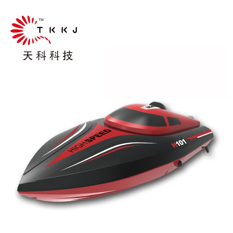 

Tianke Science And Technology 2.4G Remote Control High Speed Boat H101 with LCD Screen with Right Hand Switch Remote Control Spe