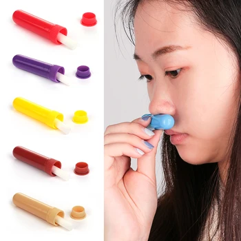 

Essential Oil Aromatherapy 6/12PCS Empty Diffuser Blank Nasal Inhaler Tubes Container With Wicks Sticks 12Colors Optional