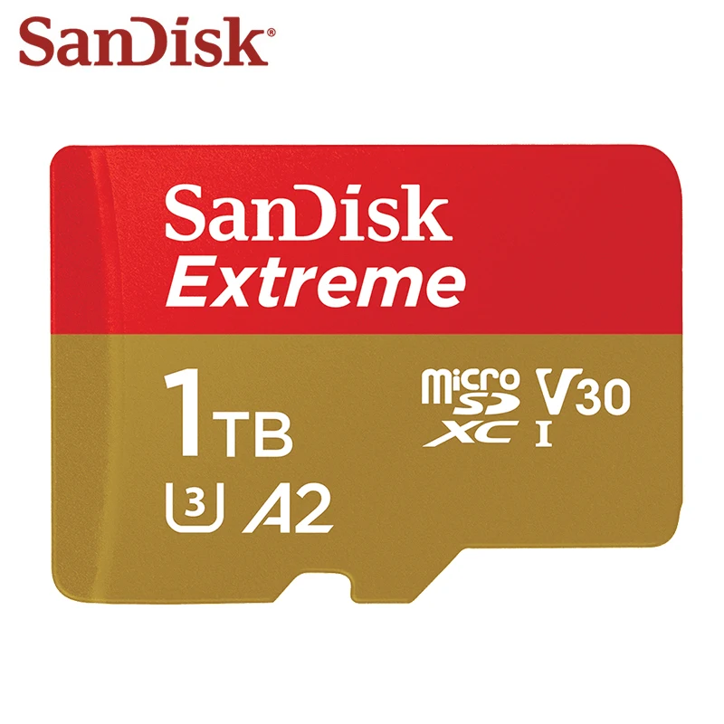 Карта памяти SanDisk Micro SD 1 ТБ 512 ГБ 400 гб Оригинальная карта TF до 160 МБ/с. | Компьютеры и