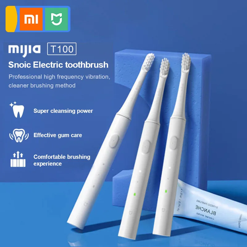 Xiaomi mijia T100 Sonic Electric Toothbrush Adult Waterproof Ultrasonic automatic Toothbrush USB Rechargeable 5 Xiaomi mijia T100 Sonic Electric Toothbrush Adult Waterproof Ultrasonic automatic Toothbrush USB Rechargeable 5