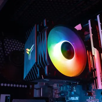 

CR1200 RGB Case Desktop Computer Chassis Water Cooling Fan Colorful PC Computer Cooling Fan Cooler Silent CPU Cooling Fan