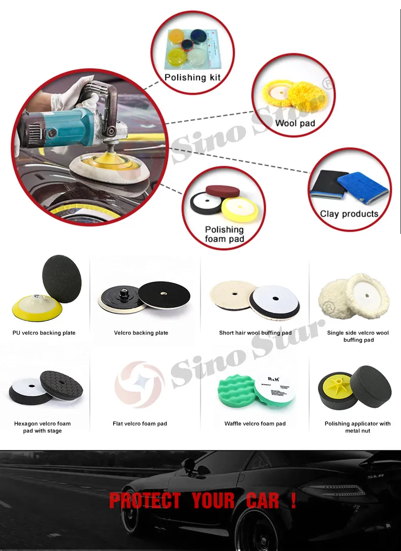 SS-6KIT03, автомобильные детали, ", современный стиль, разные стили, декоративная пена, Полировочный набор
