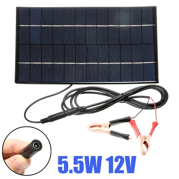 

1pcs 5.5W 12V Car Boat Auto Camp Solar Panel Power Module Battery Charger Motorcycle Solar Panel