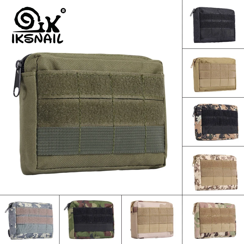 Тактическая поясная сумка IKSNAIL Molle Спортивная уличная маленькая карманная
