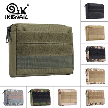 

IKSNAIL Tactical Molle Pouch Outdoor Sport Bag Military Waist Pack Bag Small Pocket Military Running Pouch Travel Camping Bags
