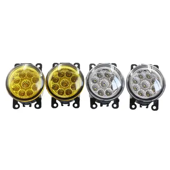 

Car Styling White/Golden 90MM LED Fog Lights for Ford Focus MK2 MK3 Fusion Fiesta MK7 Auxiliary Passing Lamp with H8 Socket