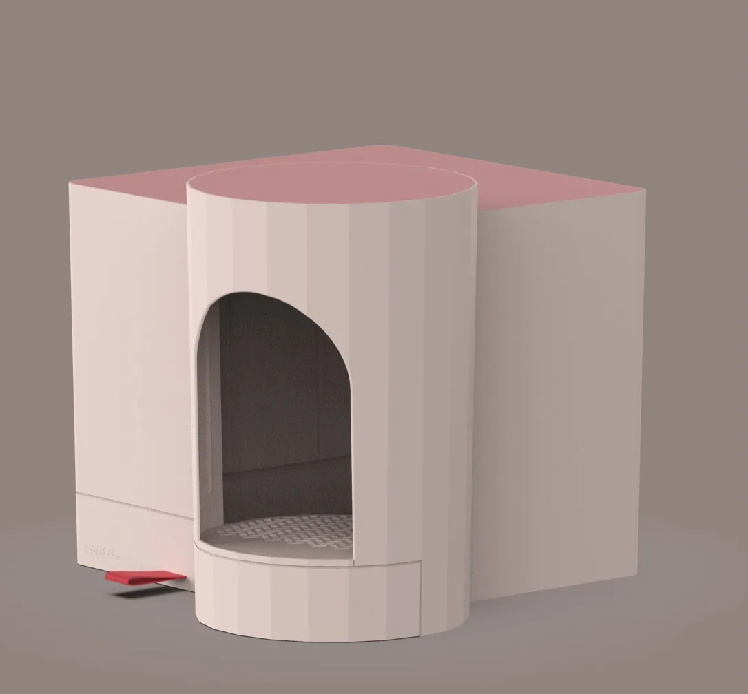 Totally enclosed type fully automatic induction lamp cat toilet modular wood grain cat litter basin pet supplies cat litter box Totally enclosed type fully automatic induction lamp cat toilet modular wood grain cat litter basin pet supplies cat litter box