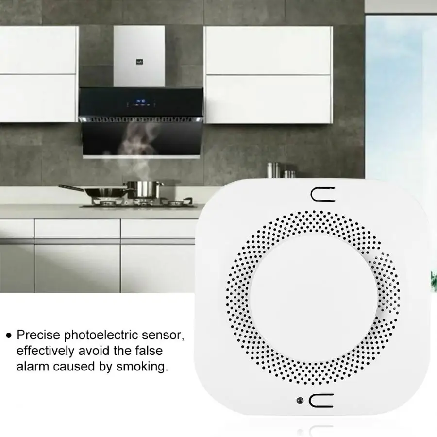 DC3.6V Independent Smoke Alarm Detector Sensor Home Fire Security Device smart smoke detector