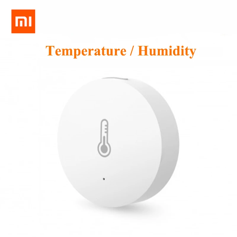 Mi Temperaturesensor Xiaomi Aqara умный дом автоматизация наборы кондиционер партнер шлюз Zigbee Wifi умная розетка датчик температуры и влажности - Цвет: Mi Temperaturesensor