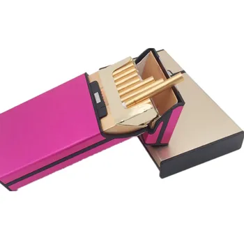 

1pcs Aluminium Cigarette Case box for Slim Cigarette, New Creative Ultra thin Cigarette case ，Cards can be put in cigarette case