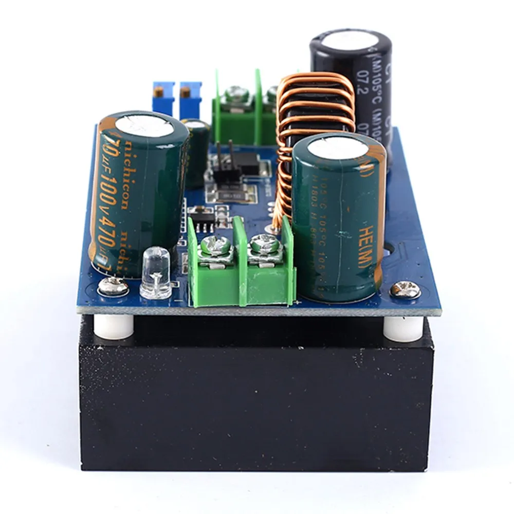Повышающий преобразователь модуль Boost DC-DC 600W CVCC мощный источник питания Модуль 8 V-60 V-12 V-80 V Поддержка зарядное устройство на солнечной батарее
