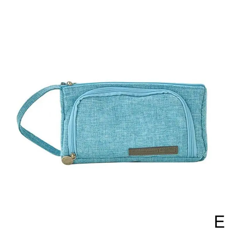 E Large pencil case quality large-capacity pencil case case supplies pencil bag stationery stationery supplies - Цвет: E