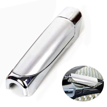 

Decor Hand Brake Cover SUV 12.5cm * 3.5cm Plastic Universal Car Silver
