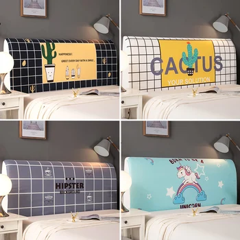 

Cartoon Minimalist Modern Bed Head Cover Full Enclosed Elastic Dust-proof Bed Head Cover/ Protective Cover