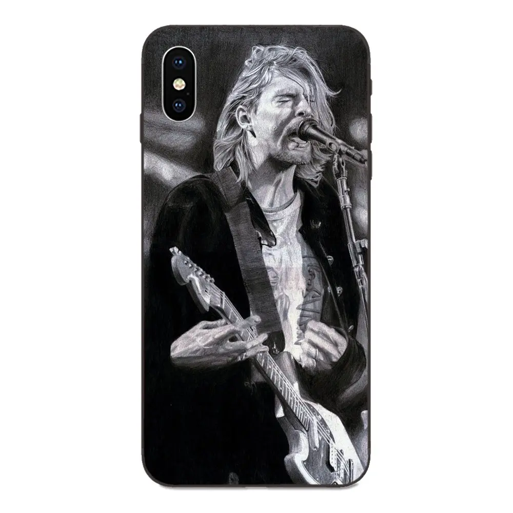 Для Huawei Honor 5A 6A 6C 7A 7C 7X8 8A 8C 8X9 9X10 10i 20 Lite рro glshst Nirvana певица Kurt Cobain