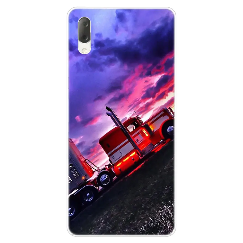 Самый большой грузовики peterbilt Жесткий Чехол для sony Xperia L1 L2 L3 X XA XA1 XA2 ультра E5 XZ XZ1 XZ2 компактный XZ3 M4 Aqua Z3 Z5 премиум-класса - Цвет: 005