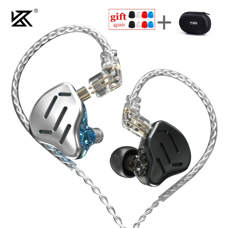 KZ ZAX 7BA+1DD 16 Unit Hybrid  Metal HIFI Headset
