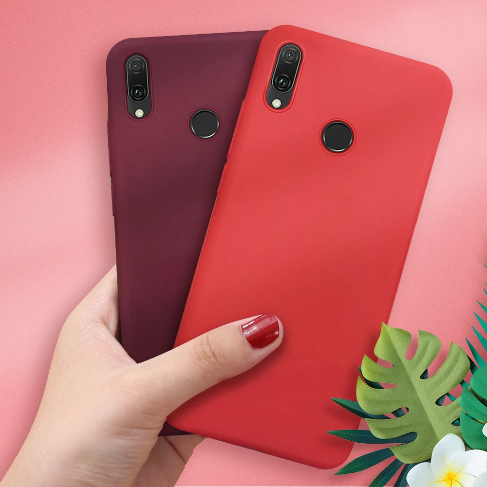 Противоударный мягкий силиконовый чехол для Huawei P20 P30 Lite Pro P10lite цветная задняя