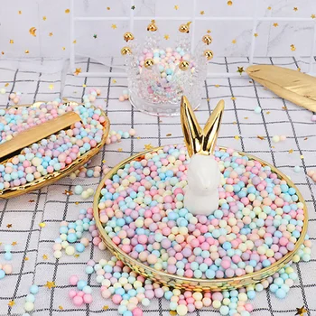 

25g Candy Color Foam Ball Wedding Flower Gift Box Filler Candy Box Christmas Gift Packing Supplies Birthday Party Decorations