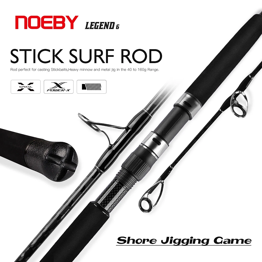Noeby Spinning Rod Shore Jigging 2.75m 3.05m Stick Surf Lure Fishing