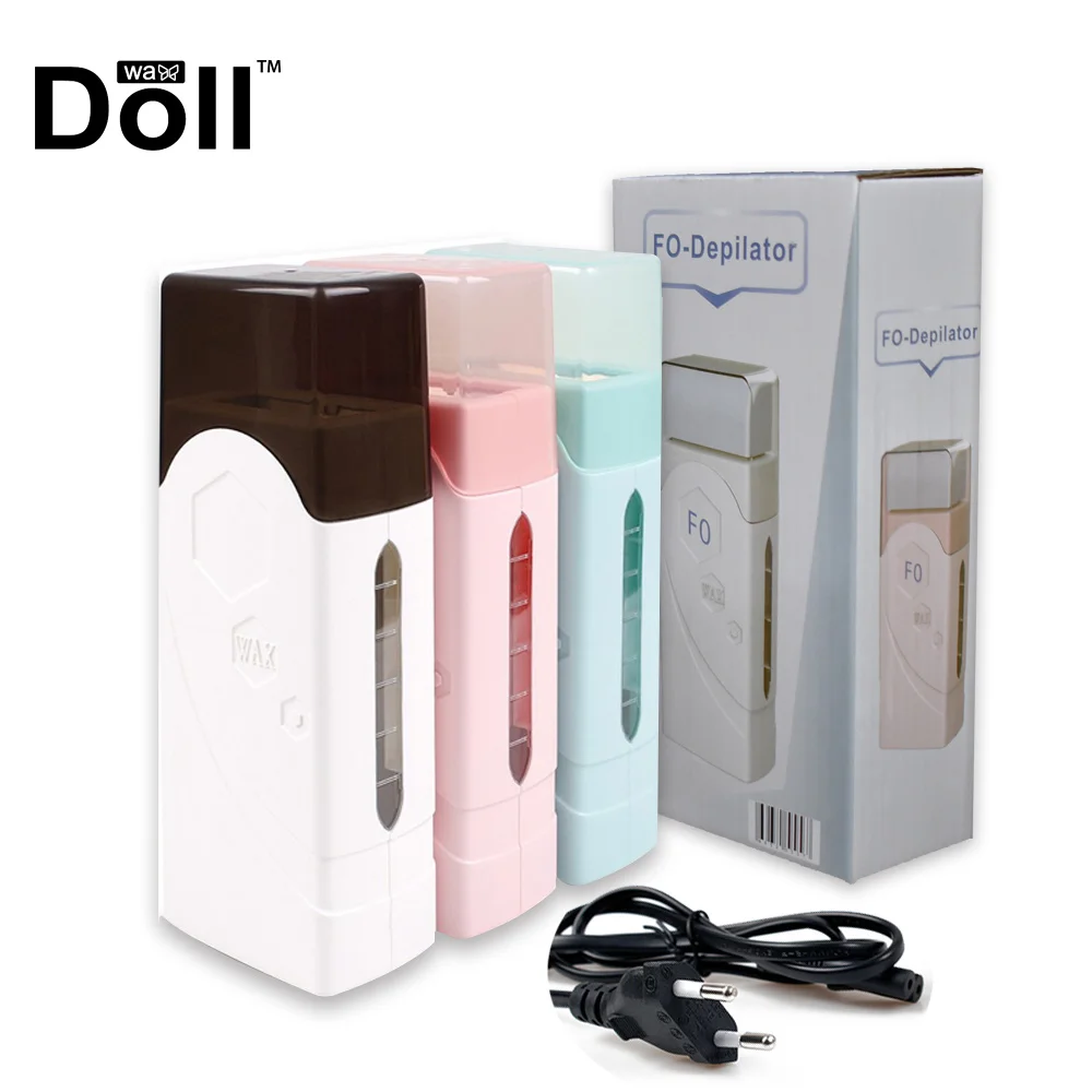 Depilatory Roll On Wax Heater Cartridge Roller Warmer Men Women Body